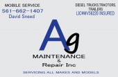 AG Maintenance