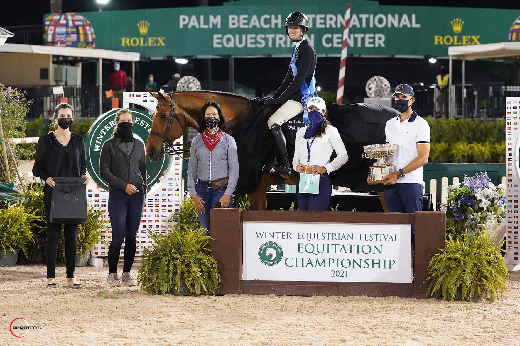 Natalie Jayne and Charisma Shine in the WEF Equitation Championship