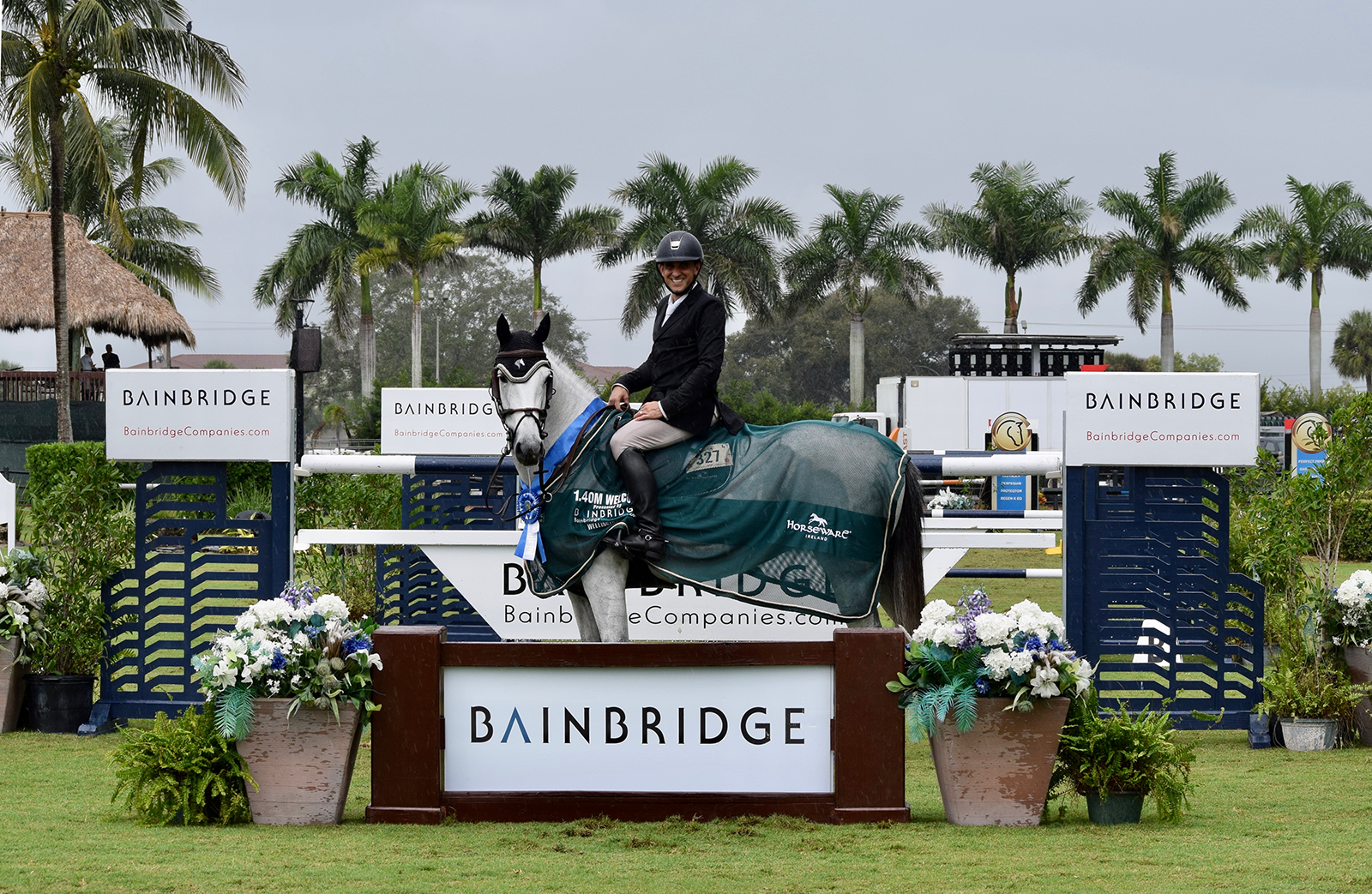 Gabriel de Matos Machado and RF Casablanca won the $10,000 Bainbridge 1.40m Open Stake. ©ESP