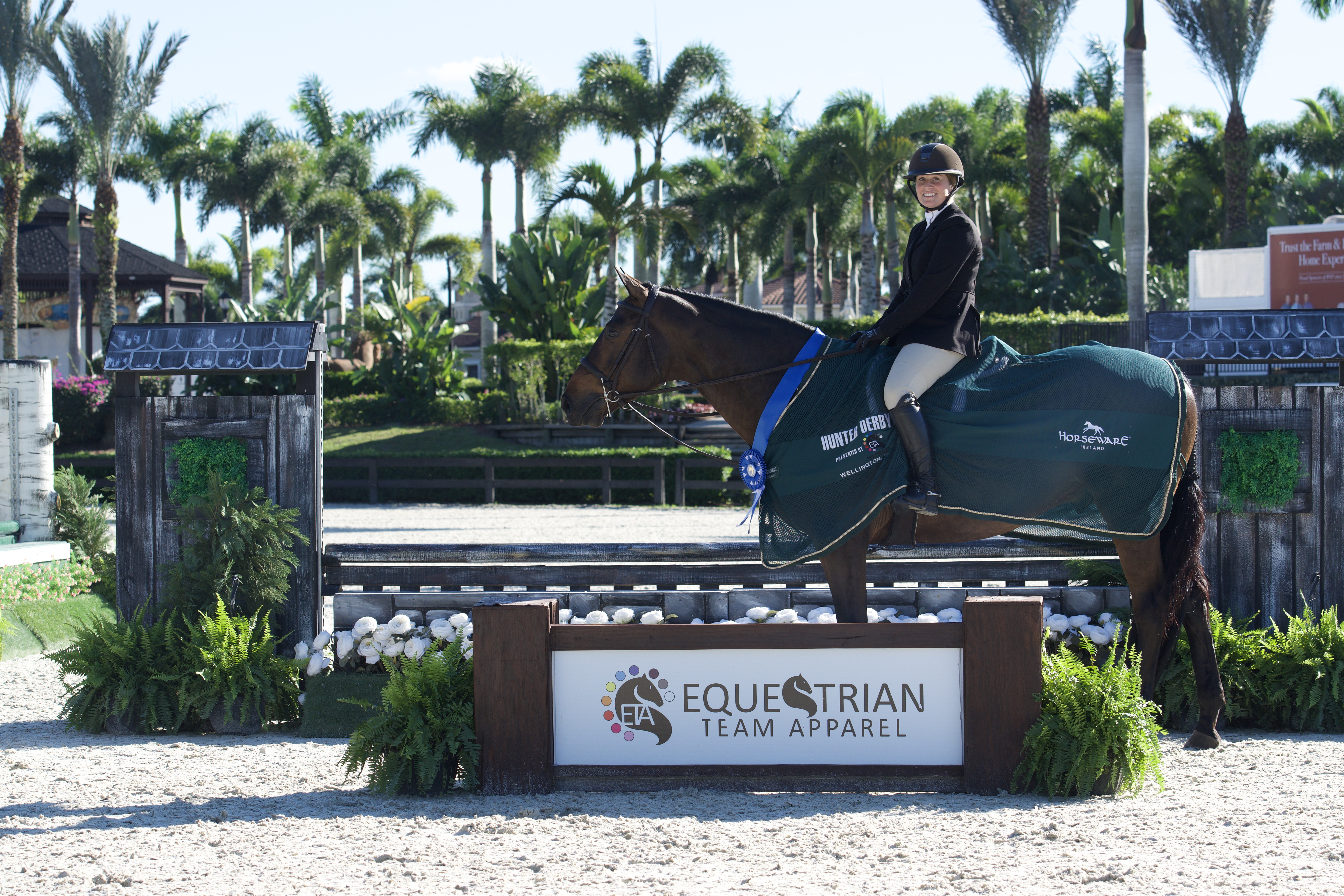 Maude Boulanger-Bouchard rode EP To You to victory in the $1,000 2'6"/2'9" Equestrian Team Apparel Hunter Derby. ©ESP