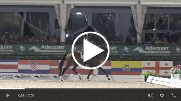 Watch Steffen Peters' winning test here. Courtesy of Richard's Equine Video.
