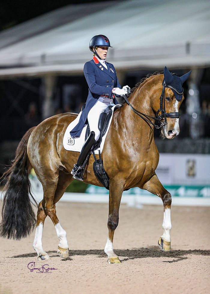 Adrienne Lyle Makes History Riding Salvino To Highest-Ever AGDF