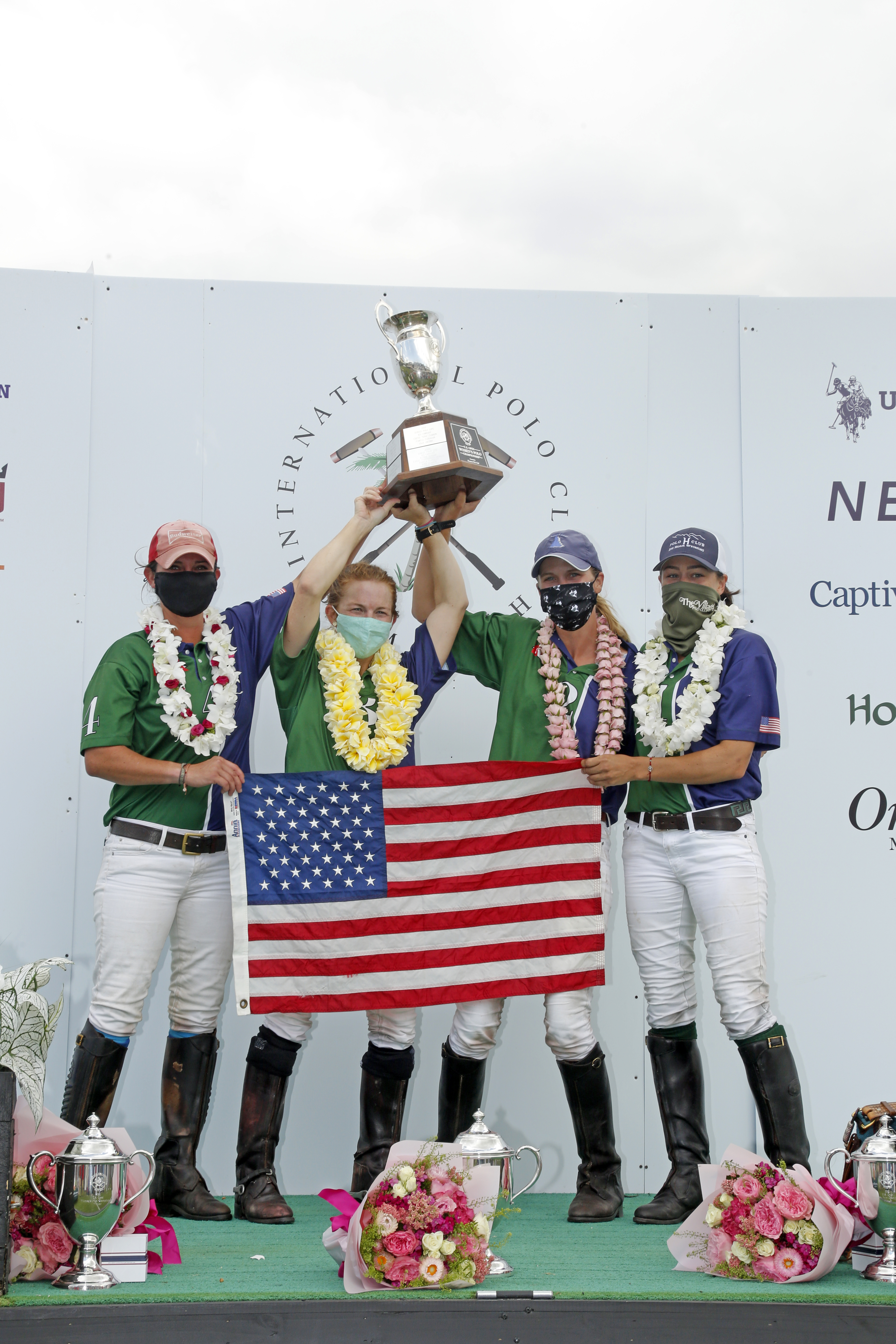 U.S. Open Women's Polo Championship® Champions_ BTA The Villages - Tiffany Busch, KC Krueger, Kylie Sheehan, Paige Boone. ©David Lominska