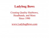 Ladybug Bows